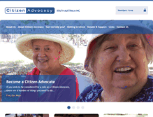 Tablet Screenshot of citizenadvocacysa.com.au